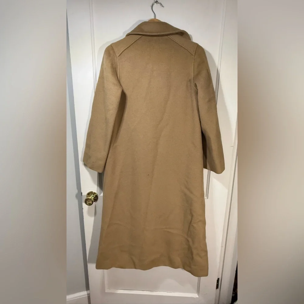 Pierre Cardin Tan Long Coat Vintage